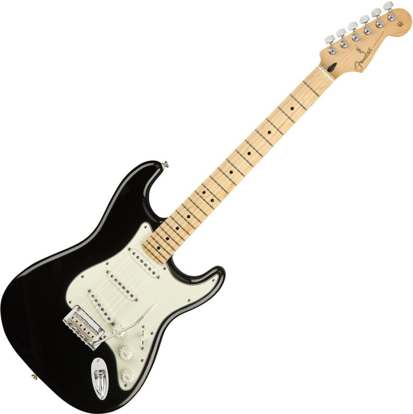 Player Stratocaster Black, Mn