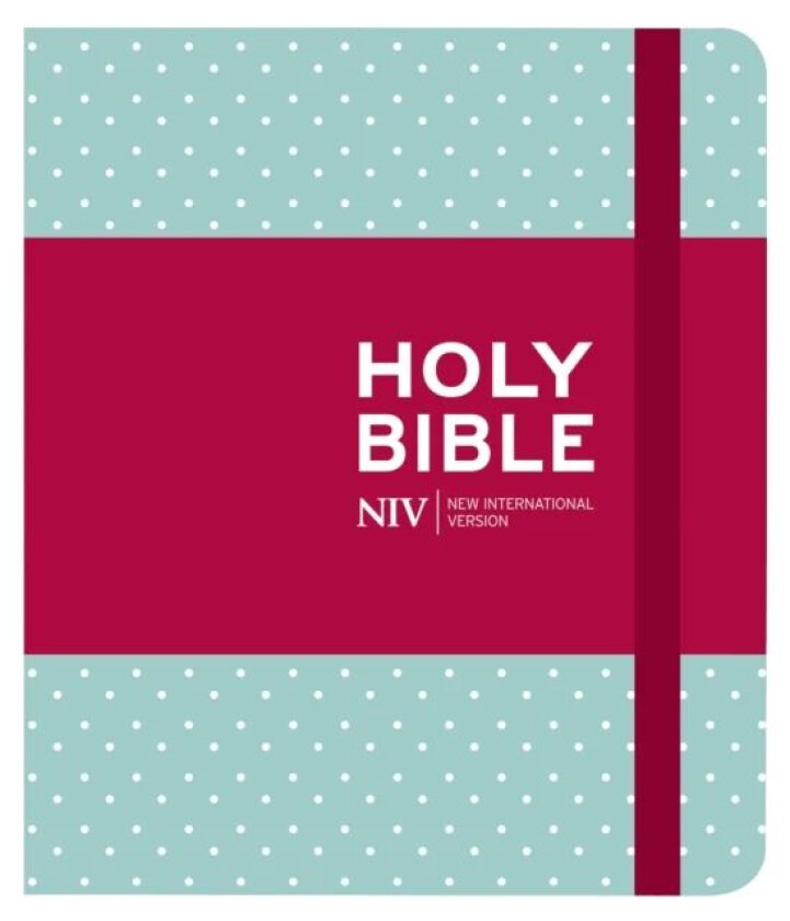 NIV Journalling Mint Polka Dot Cloth Bible av New International Version