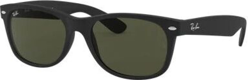 New Wayfarer - Rubber Black - G-15 Green 52