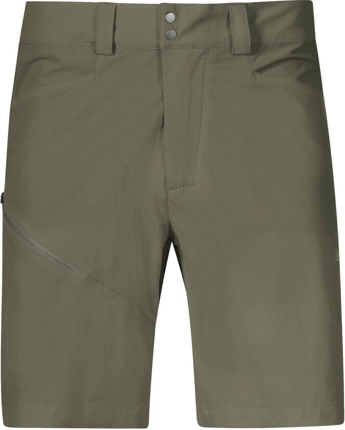 Bergans Of Norway Vandre Light Softshell Shorts Dame Green Mud 56