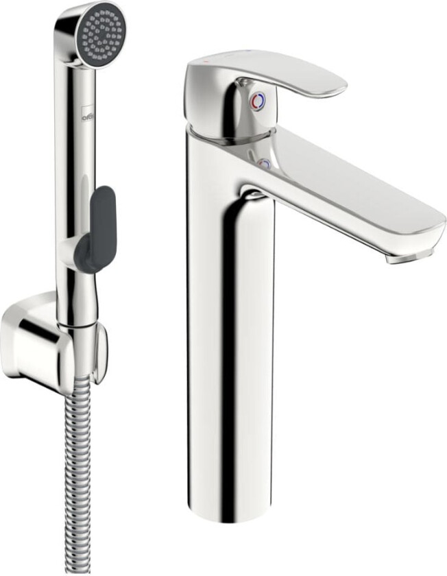 Safira Høy Servantkran med Bidetta Krom