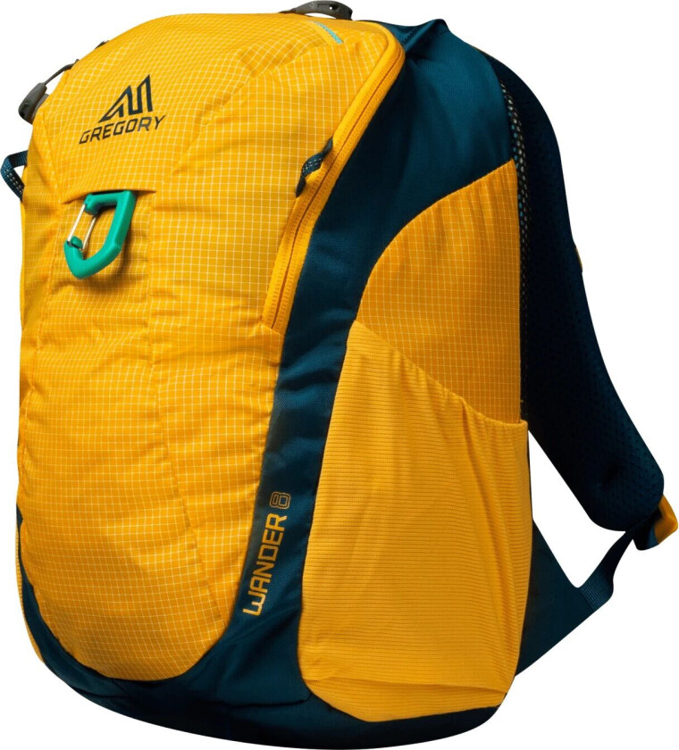 Wander 8, ryggsekk, barn Aqua Yellow