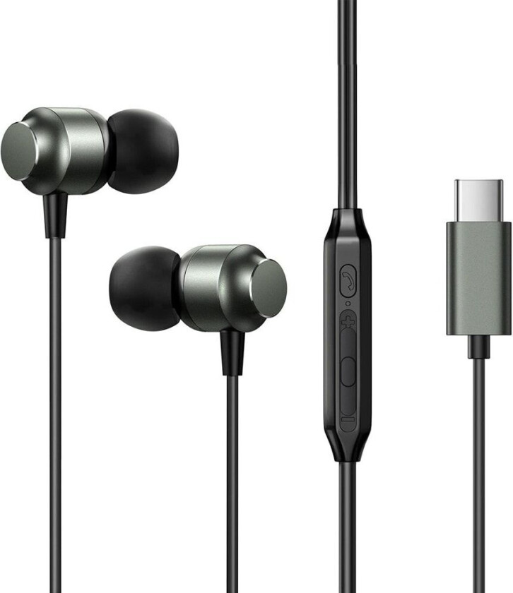 Joyroom In-Ear-hodesett med USB-C - Grå