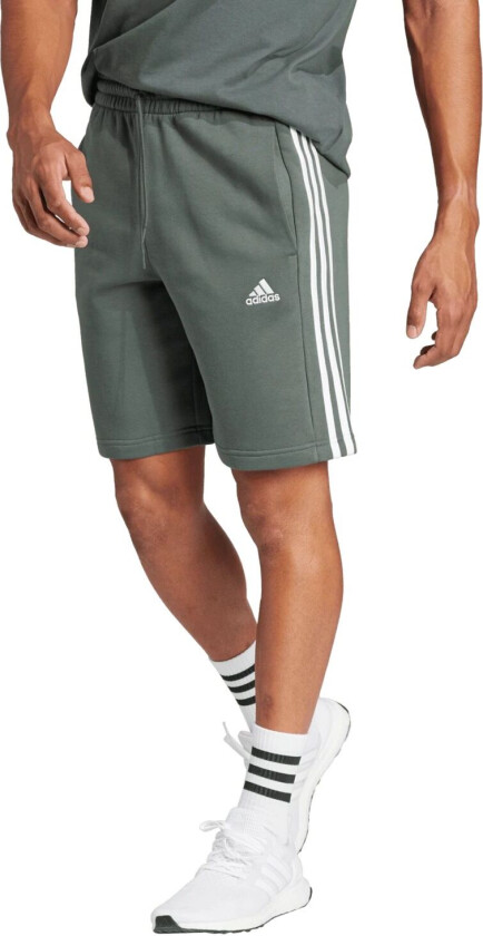 adidas Essential French Terry 3-Stripes Shorts legend ivy