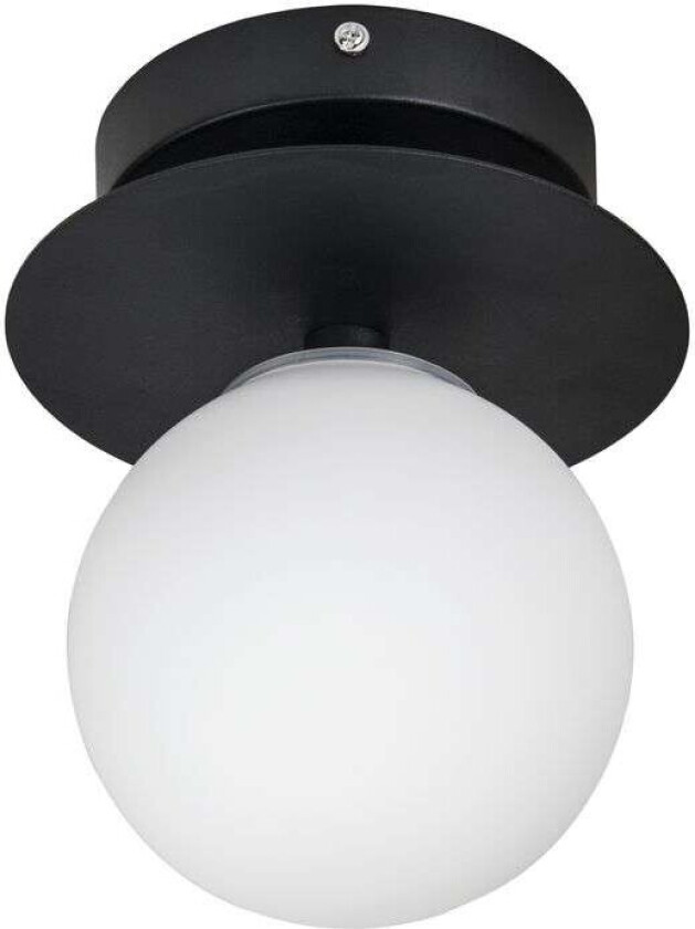 Art Deco IP44 vegglampe Sort-hvit