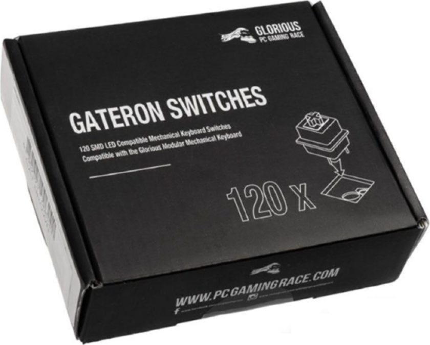 Gateron Black 120-pack Tastatursvitsj