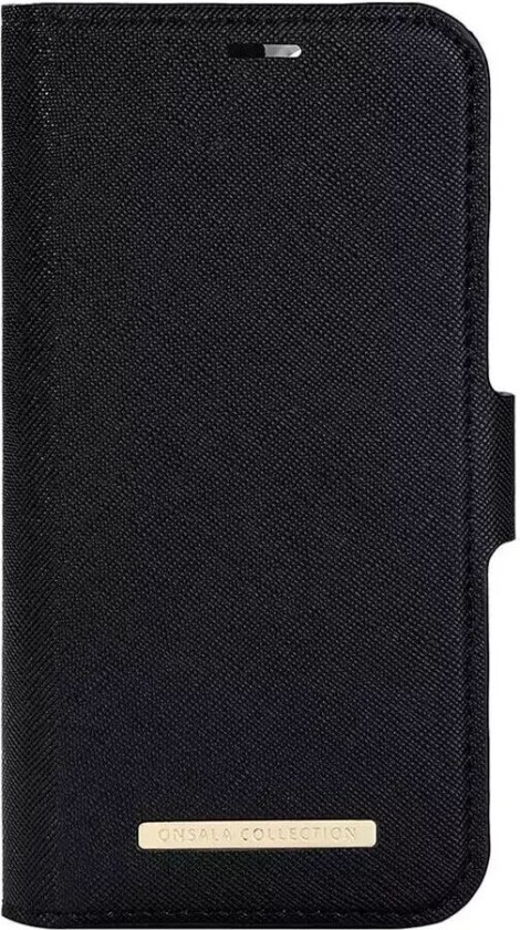 Onsala iPhone 14 Etui Fashion Edition Avtakbart Deksel Midnight Black
