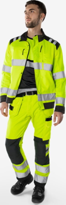 HiVis Grønn Håndverkerbukse kl