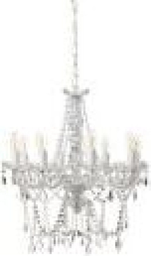 Imperial lysekrone, 8 armer, hvit