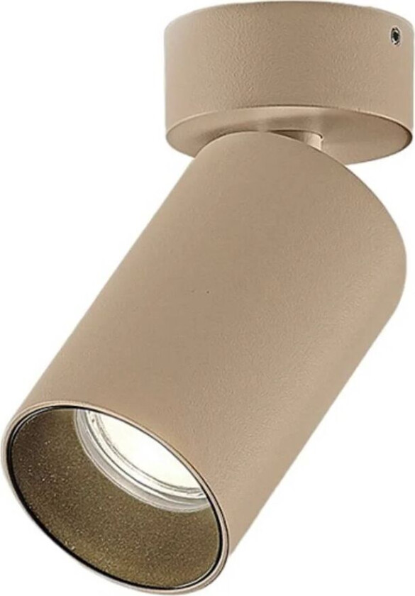 -spotlight Brinja, rund, kaffe, 1-lampe