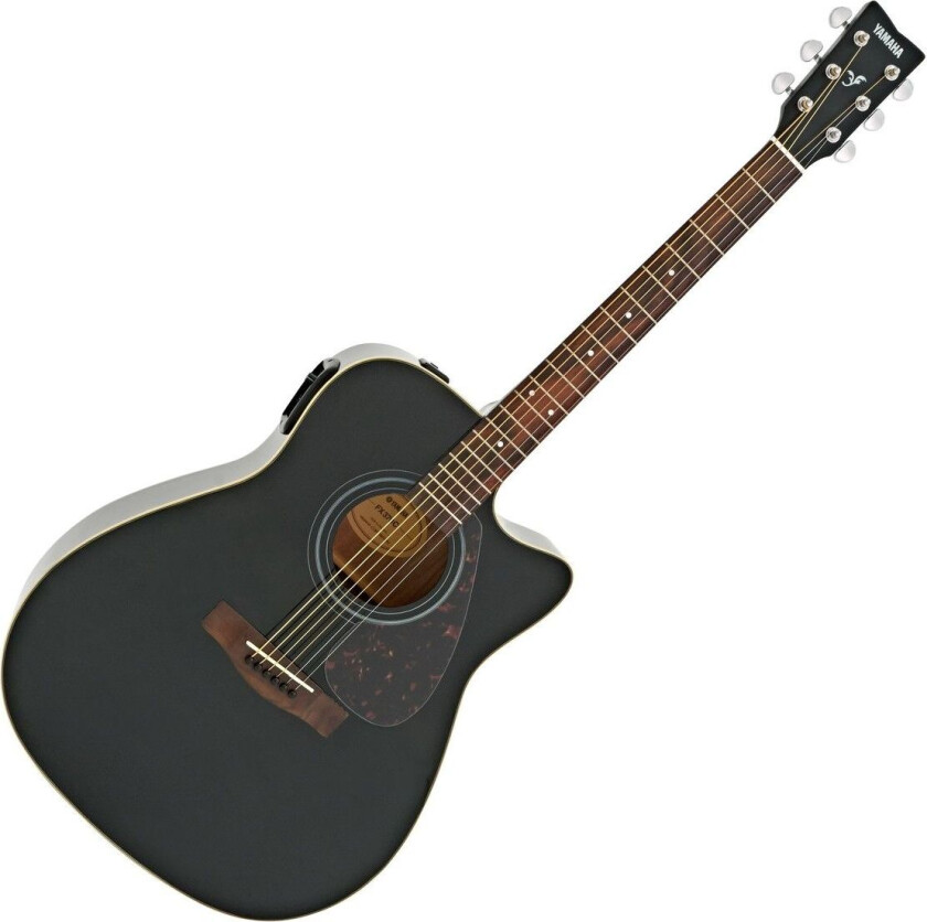 Fx370c Svart Elektrisk-Akustisk Gitar