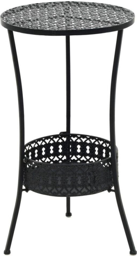 Bistrobord svart 40x70 cm metall