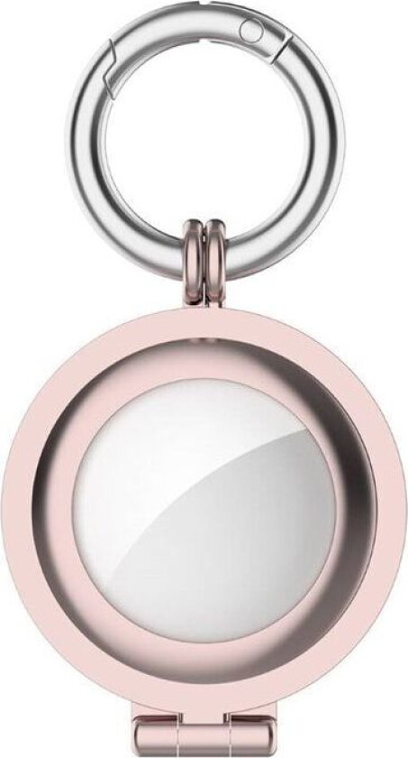 Apple Airtag Nøkkelring Metall - Rosa