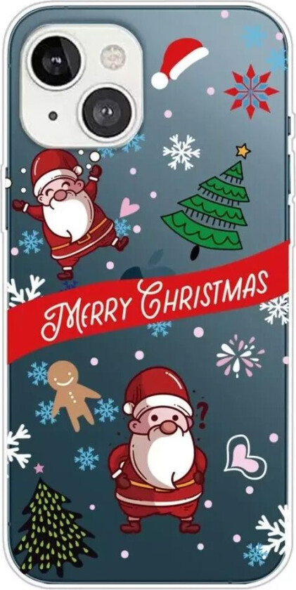 iPhone 14 Plus TPU Plast Jul Deksel - To Julenisser