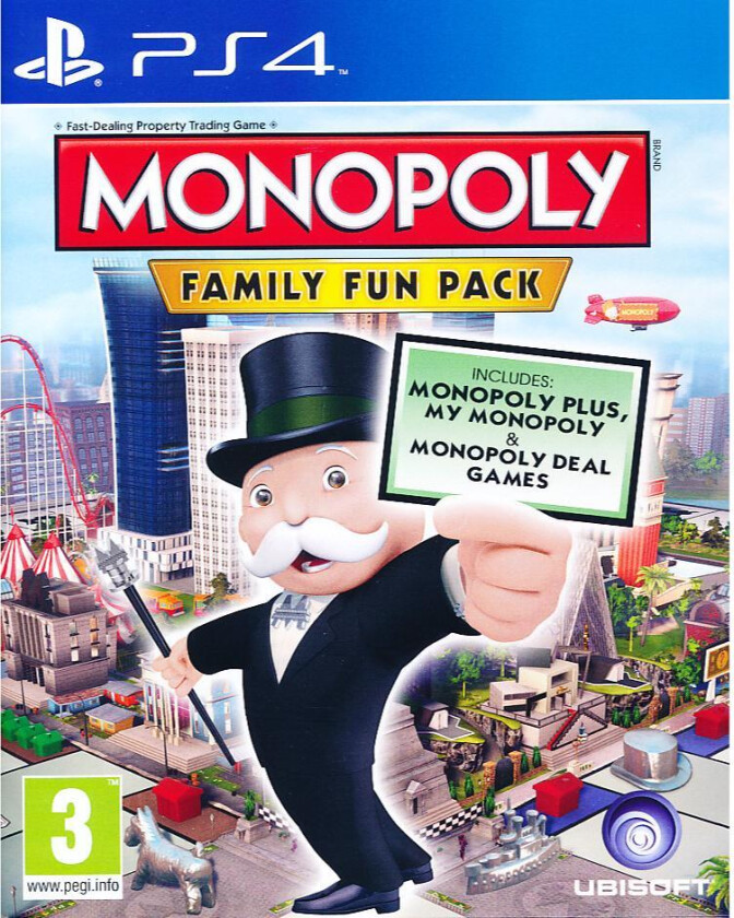 Monopoly: Family Fun Pack - Sony PlayStation 4 - Underholdning