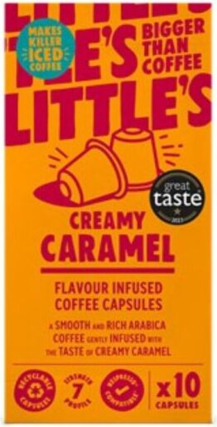 Kaffekapsler Med Cremet Karamelsmag 55g Littles