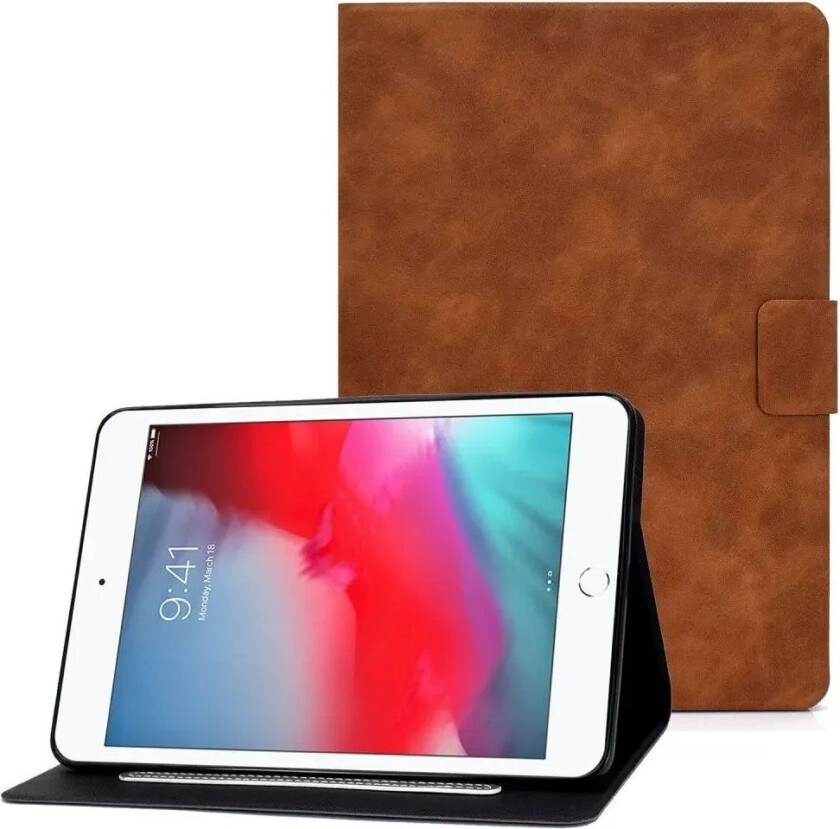 iPad Mini 4 / iPad Mini (2019) Flip Deksel med Lommebok - Brun