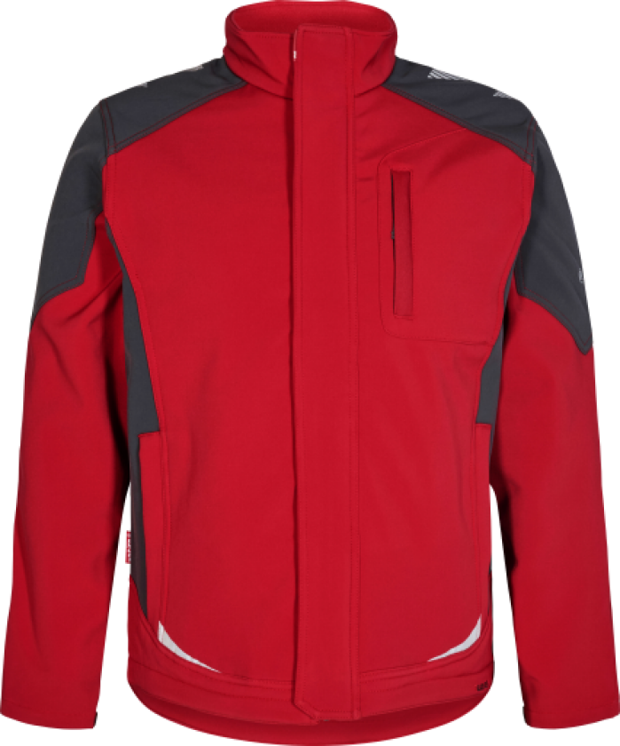 JAKKE 8810-229 RØD/GRÅ S