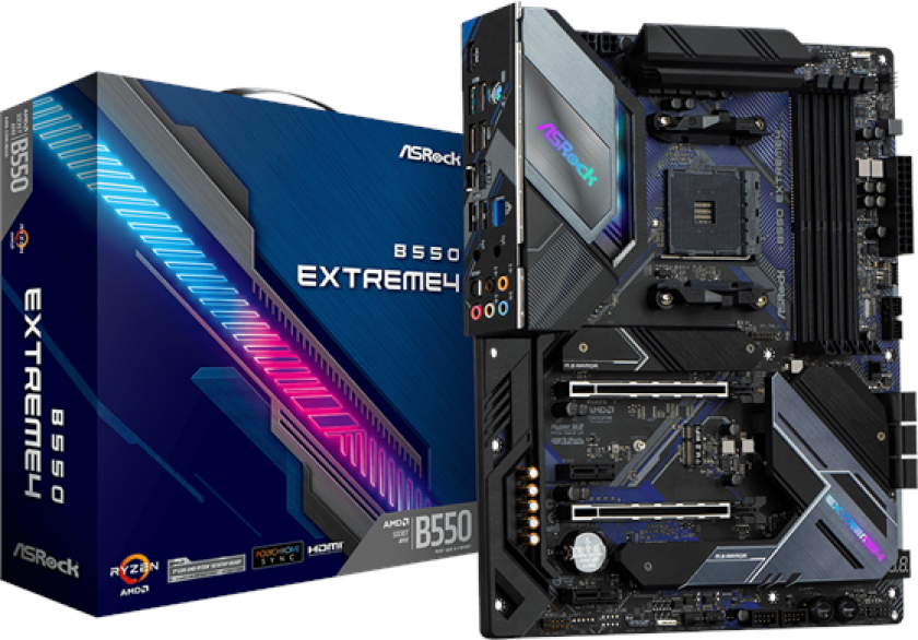 B550 EXTREME4 Hovedkort - AMD B550 - AMD AM4 socket - DDR4 RAM - ATX