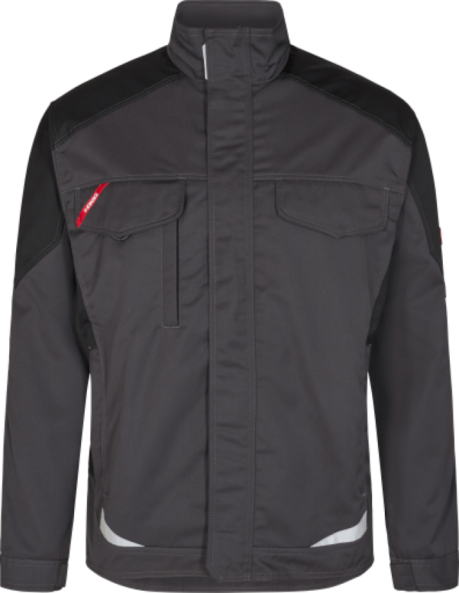 JAKKE 1290-880 GRÅ/SORT 5XL