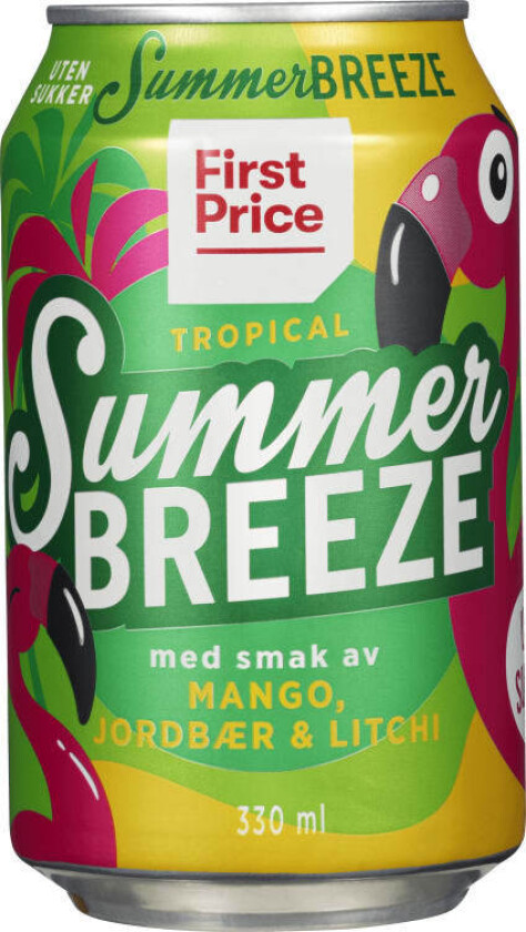 Summer Breeze u/Sukker 0,33l boks
