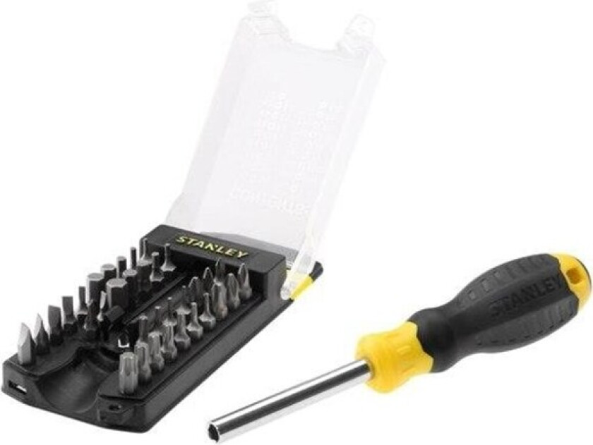 Stanley STHT0-70885 Bitsskrutrekker multibit, 34 deler