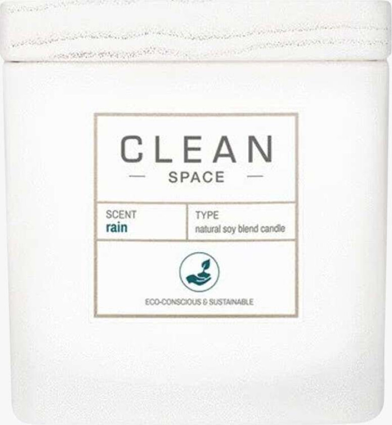 Clean Space Rain Candle Candle, 227 ml Clean Duftlys