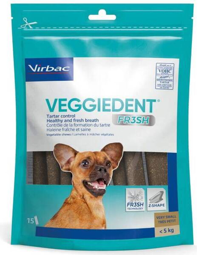 VeggieDent Fresh, X-Small, 15 stk.
