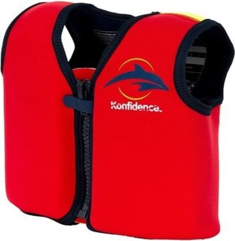 Svømmevest Red/Yellow Medium 4-5år