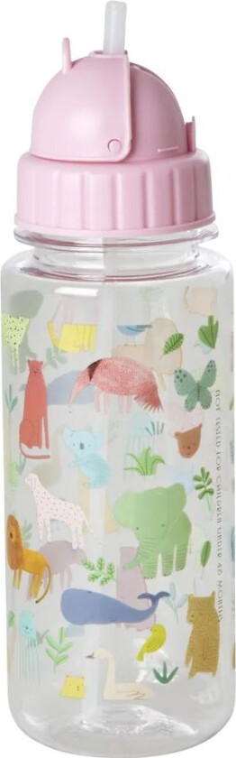 Sweet Jungle Print Stor Drikkeflaske