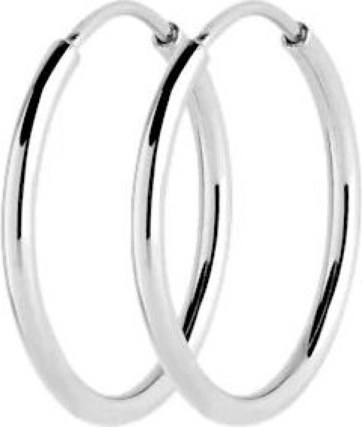 Senorita 25 Hoop Øredobber Sølv female