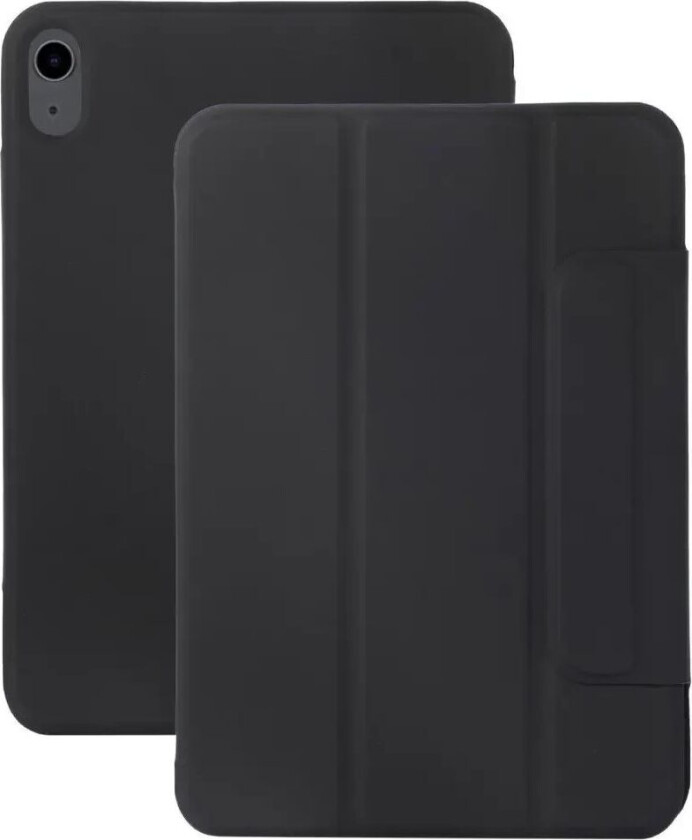 iPad 10.9" (2022) Magnetisk Tri-Fold Flip Deksel - Svart