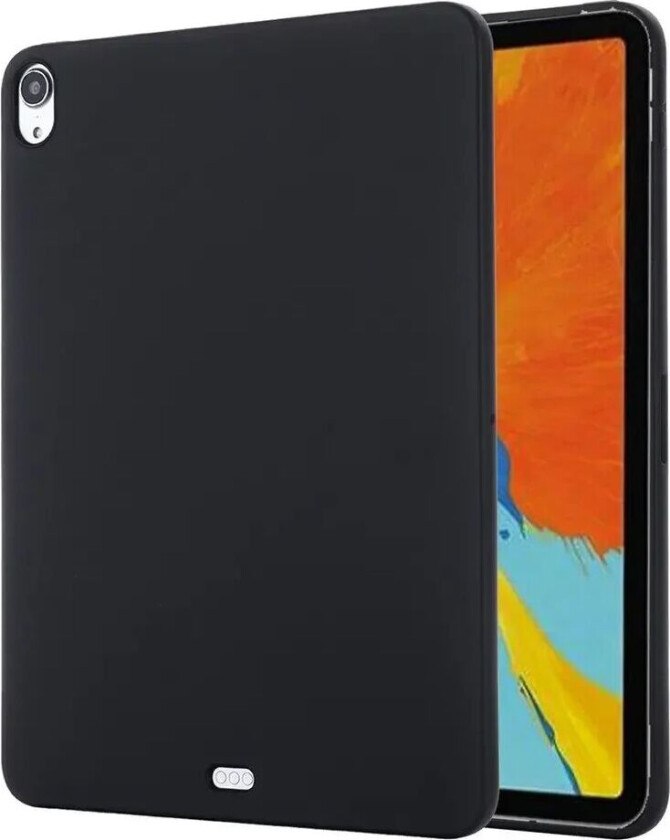 iPad Air 10.9-11" (2024-2020) Liquid Silikone Shockproof Deksel - Svart