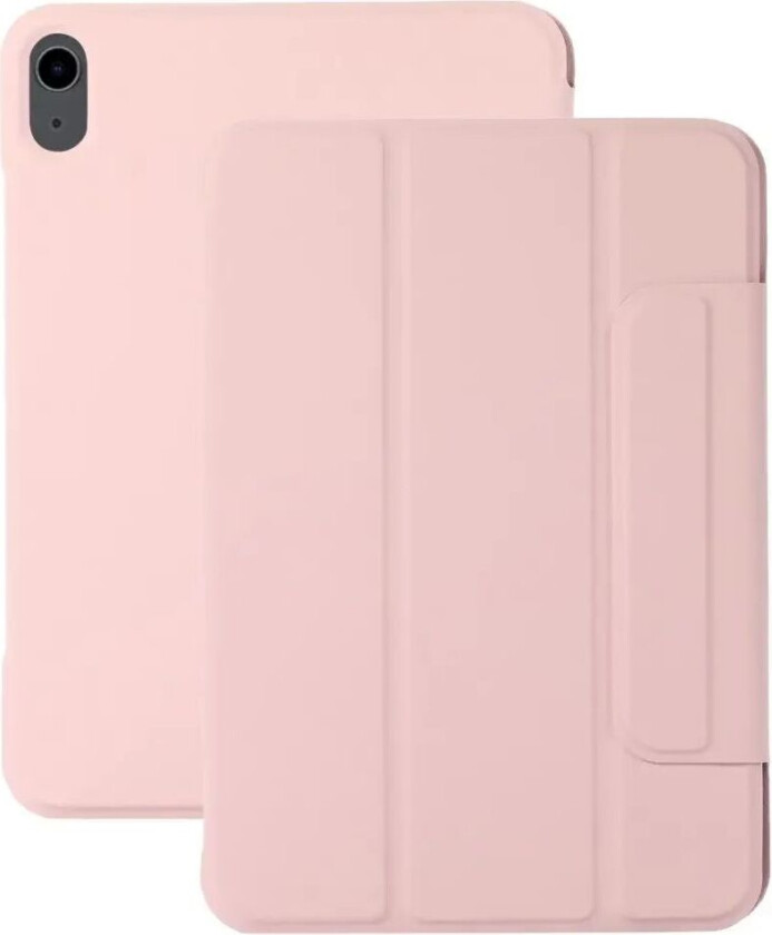 iPad 10.9" (2022) Magnetisk Tri-Fold Flip Deksel - Rosa