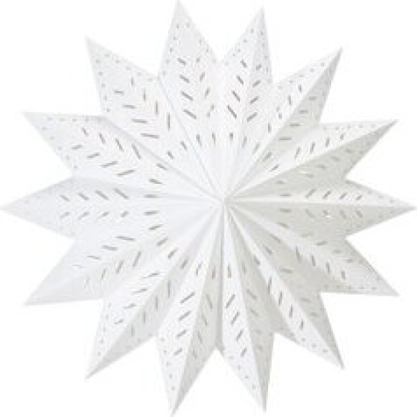 Alfa adventsstjerne hvit 60 cm