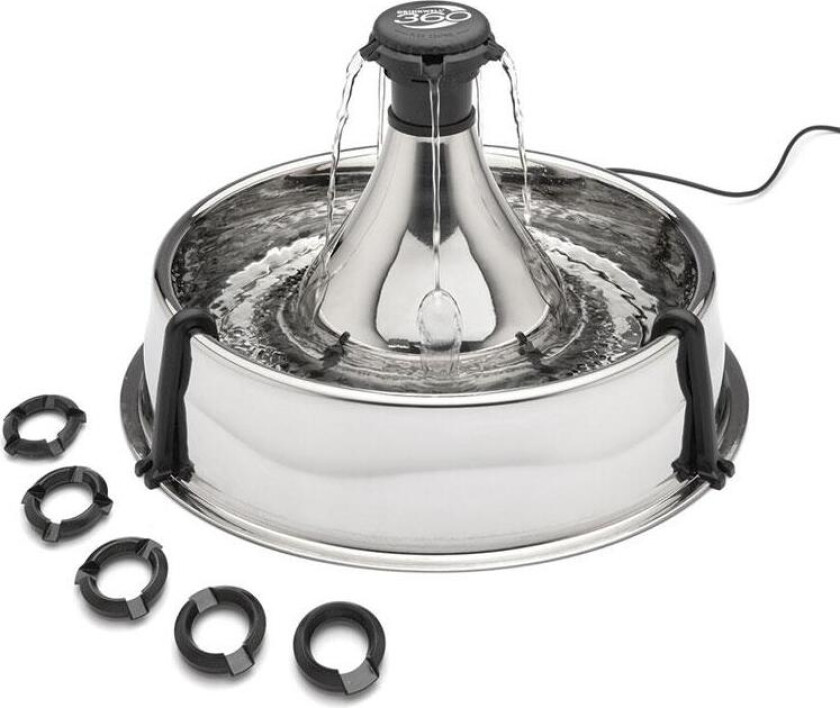 Drinkwell 360 Drikkefontene Rustfritt Stål