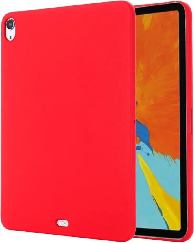 iPad Air 10.9-11" (2024-2020) Liquid Silikone Shockproof Deksel - Rød