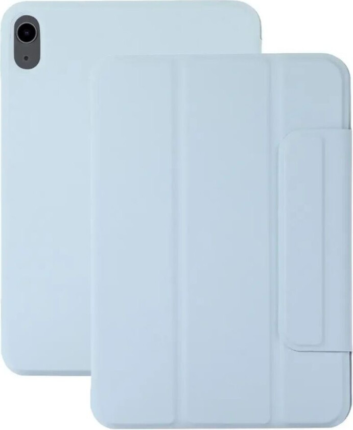 iPad 10.9" (2022) Magnetisk Tri-Fold Flip Deksel - Lyse Blå