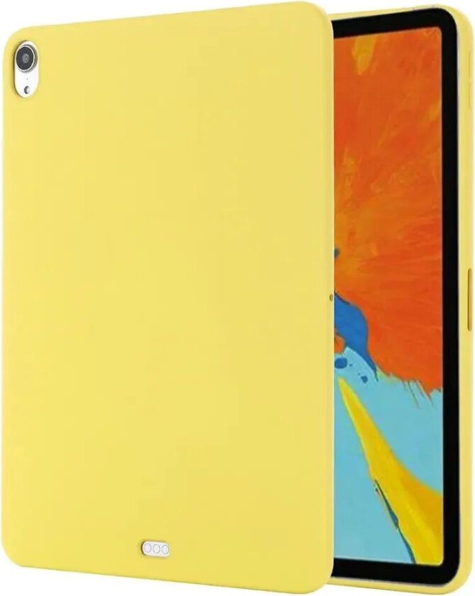 iPad Air 10.9-11" (2024-2020) Liquid Silikone Shockproof Deksel - Gul