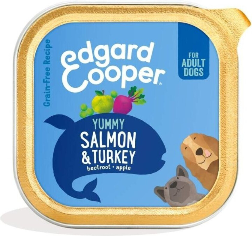 Edgard & Cooper Dog Adult Salmon & Turkey 150 g