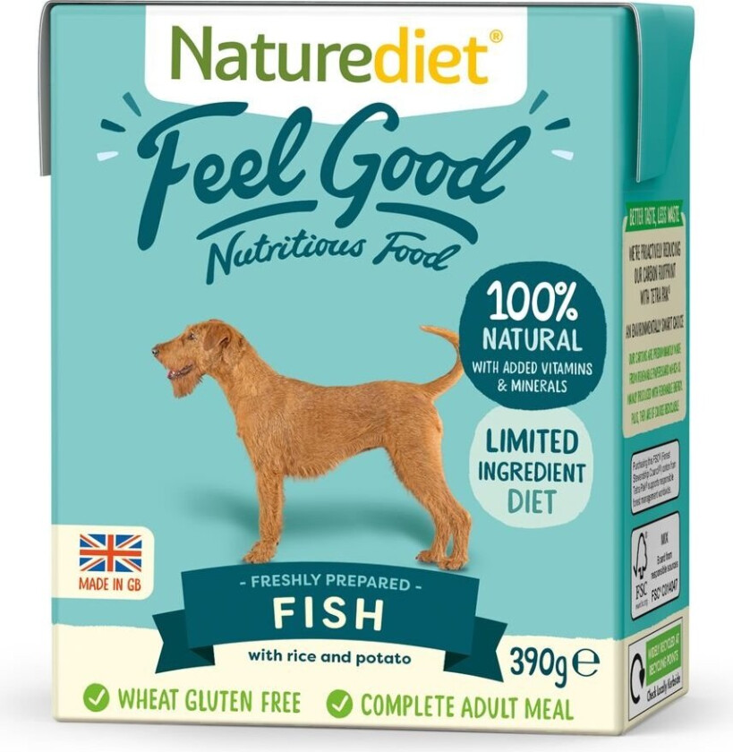 Naturediet Feel Good Fisk (390 g)