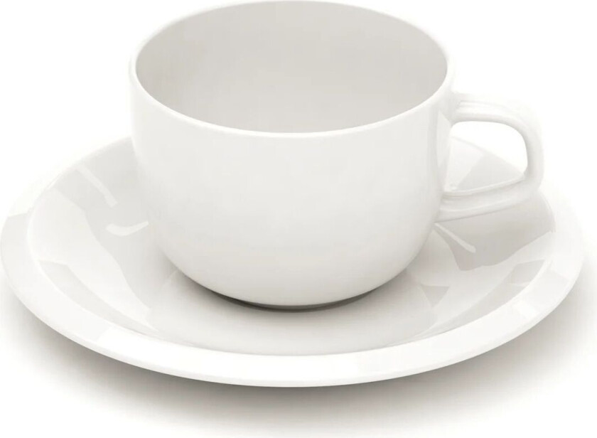 iittala Raami kaffekopp med fat Hvit