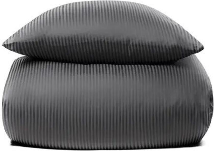 Sengetøy - 100% egyptisk bomull - 140x200 cm - Grå - Jacquard vevd sengesett fra By Borg