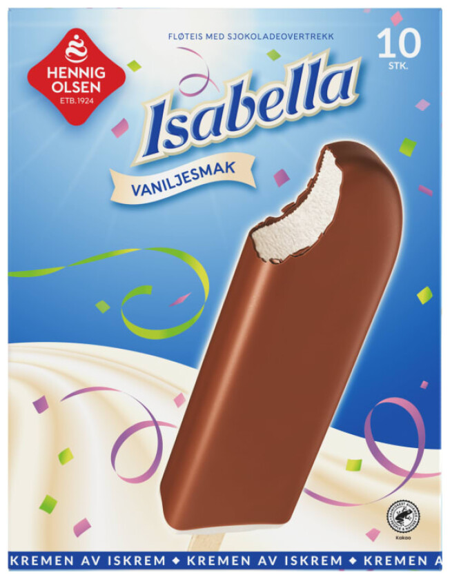 Isabella Vanilje Ispinner 10stk