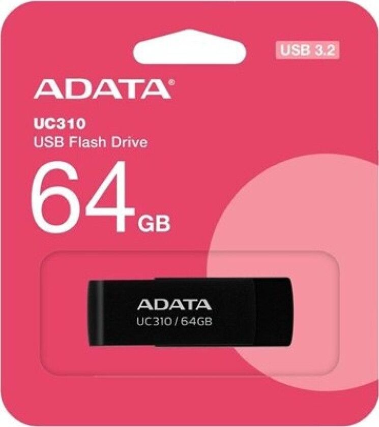 ADATA UC310 - USB flash drive - 64 GB - 64GB - Minnepenn