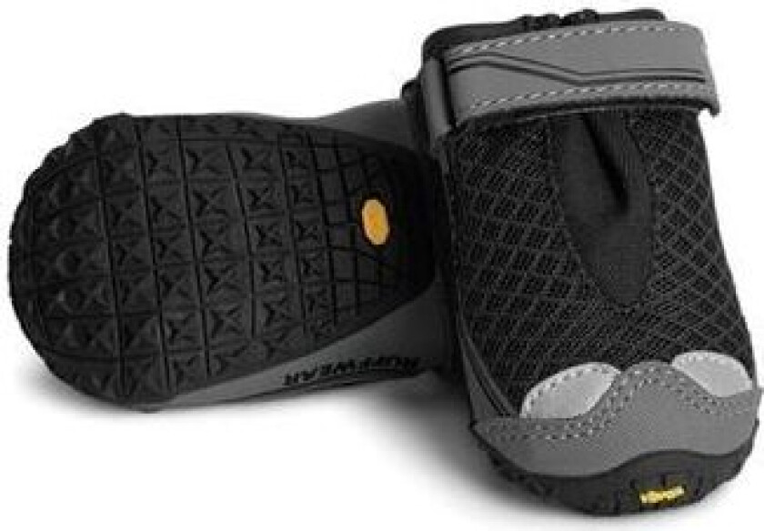 RuffWear Grip Trex Hundesko Svart 2-pakning (83 mm)