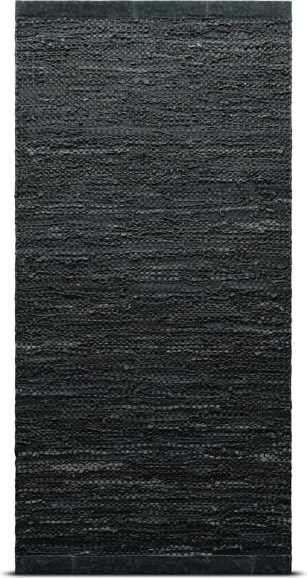 Leather gulvteppe 200x300 cm dark grey (mørkegrå)