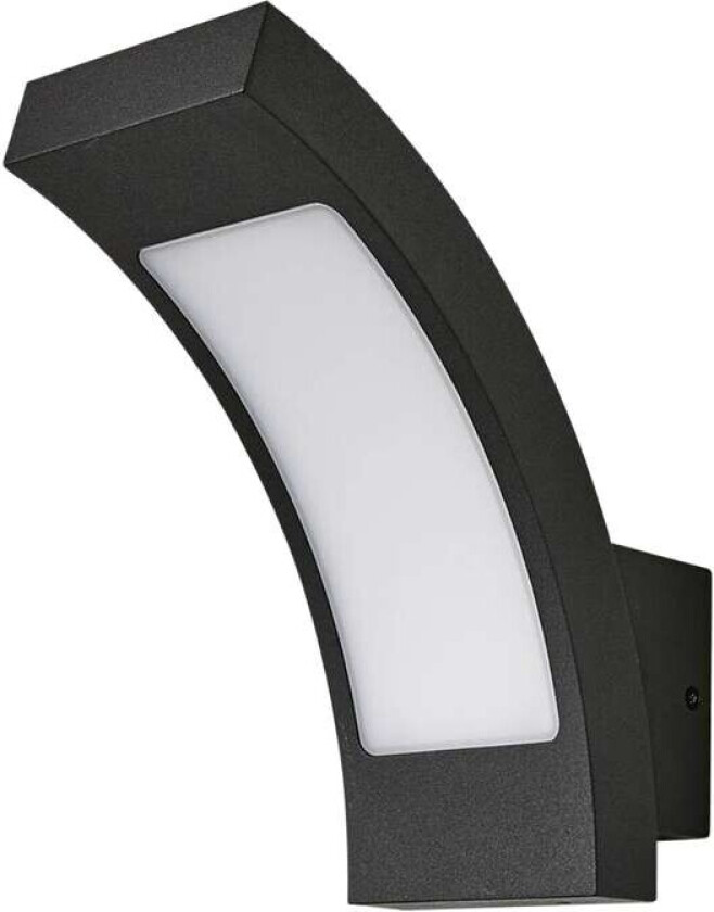 Grafittgrå LED-utevegglampe Juvia - IP54