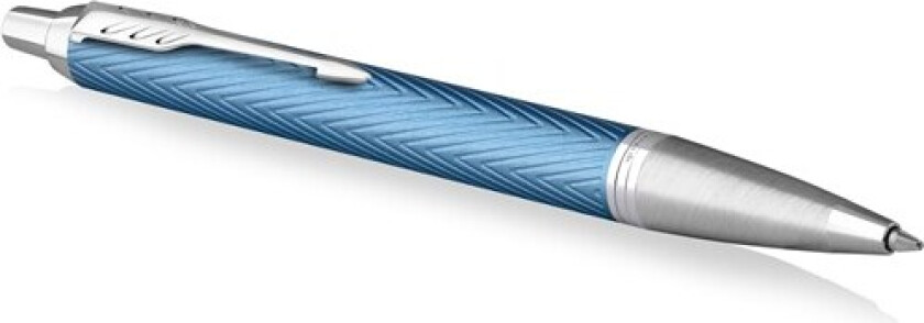 IM Ballpoint Pen | Premium Blue Grey with Chrome Trim | Medium Point with Blue Ink Refill | Gift Box