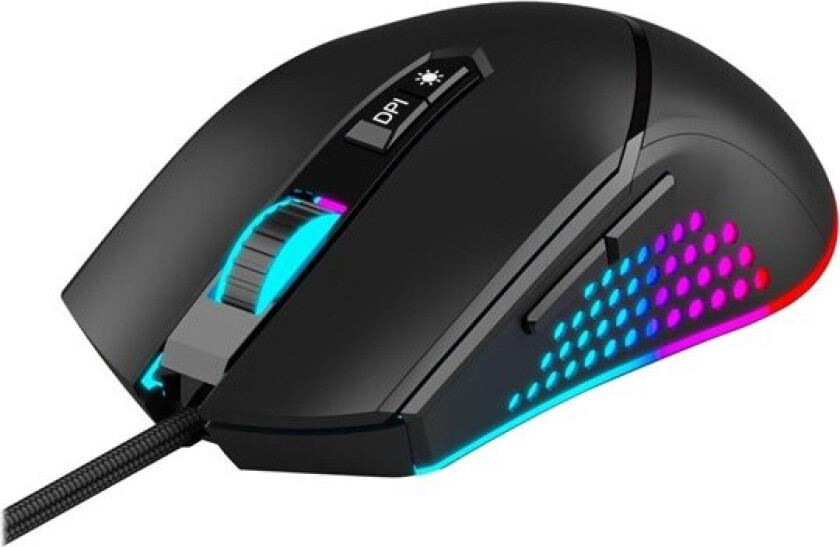 Bilde av Azazinator 6400 Gaming Mus m. RGB Lys & 7 Knapper - Svart